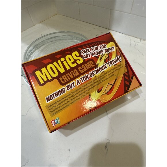 Movies Trivia Game Outset Perfect for Movie Buffs Portable 220 Cards - Picture 6 of 7